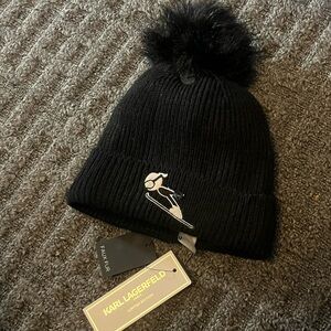 Karl Lagerfeld Limited Edition Faux Fur Beanie
